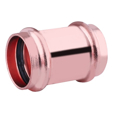 Zoro Select Strt, Copper, Press-fit 1/2", 1/2" 816YK8