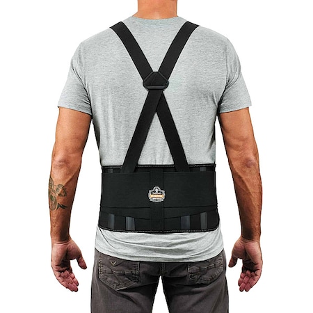 Ergodyne Elastic Back Support, Black, Elastic, 3XL 1625