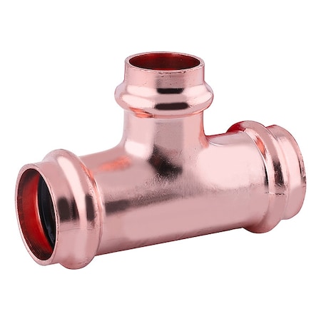 Zoro Select Tee, Copper, Press-fit 2", 2", 3/4" 816YZ0