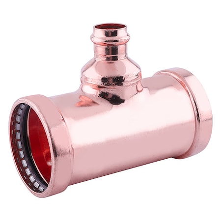 Zoro Select Tee, Copper, Press-fit21/2", 21/2", 3/4" 816YZ5