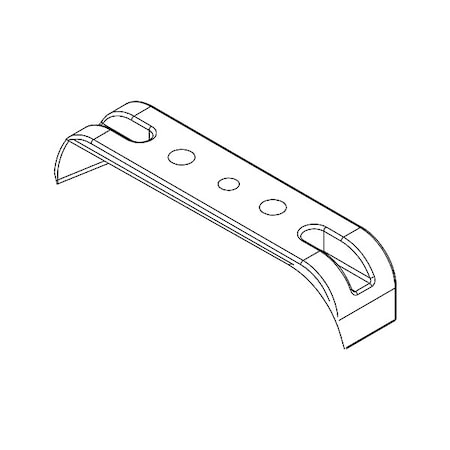 Anderson Power Products Cable Clamp, For SBE 80, SBO 60, PBT, Red 113953P1