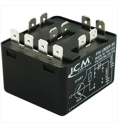 Icm Controls Universal Motor Starting Relay UMSR-50B-LF