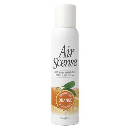 Air Scense Natural Air Freshener, Orange, Sprays, 7 oz AIROR712