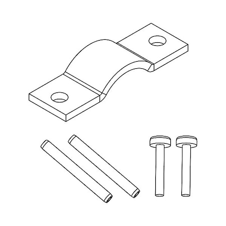 Anderson Power Products Cable Clamp, Steel 115G2