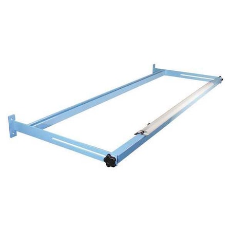 Proline Overhead Light, 72", Light Blue OLF72/LED44-L14