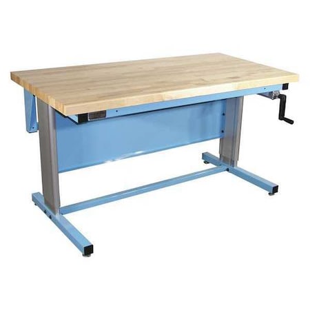 Proline Workstation, Ergo, Solid Maple, Lt Blue EL7230M-L14