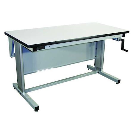 Proline Workstation, Ergo, Plastic, Lt Gray EL7230P-A31-SW806-BLT