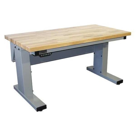 Proline Workstation, Adjust, Solid Maple, Lt Gray MVSII6030M-A31