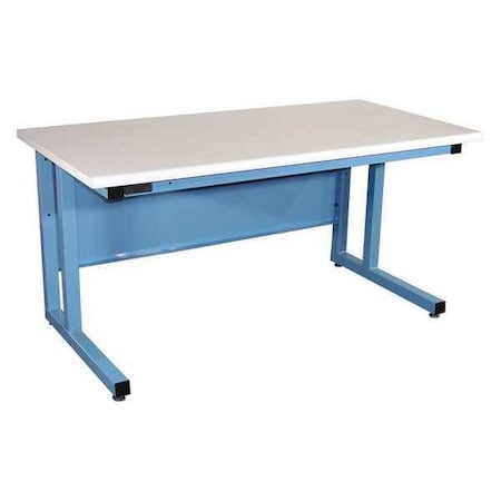 Proline Workstation, Plastic, Rolled Edge, Blue CHD6030P-L14-SW806-PF90