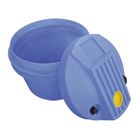 Aquarius Aquarius Tapered Chemical Feed Tank, 30 gal., 3/16 in  Wall, Blue 01-28643