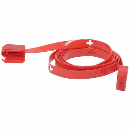 Crest Healthcare Pull Cord, PVC, Red, 6' L 116387