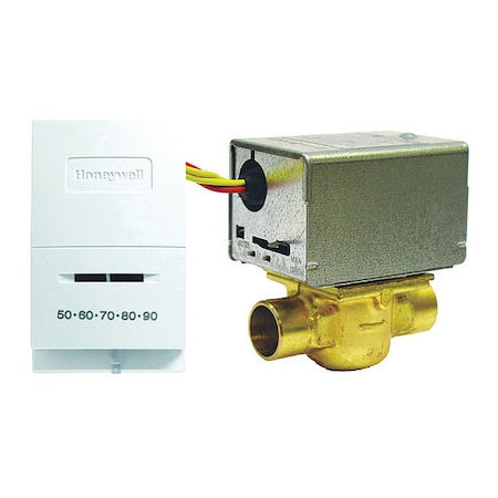 Honeywell Home BUILDER PACK, V8043E1061 3/4" SWEAT AND Y496A1090