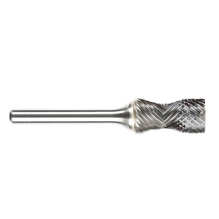 Sgspro Carbide Bur, Radius, 1/2in., Double Cut 11755
