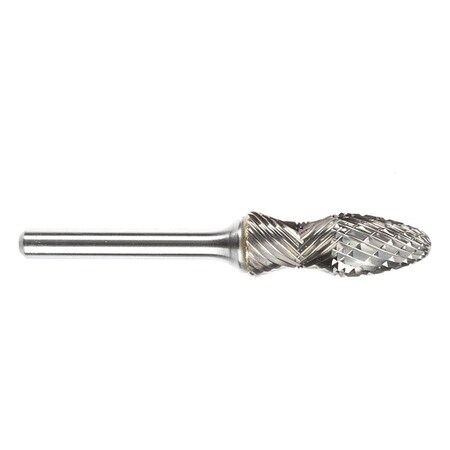 Sgspro Carbide Bur, Radius/Ball Nose, 1/2in, SF5RA 11760