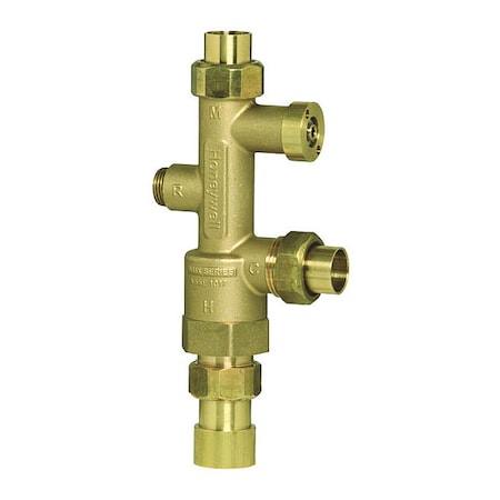 Honeywell Home AMX LEAD FREE MIXING VALVE 1/2" UNION CPVC 90F-130F AMX100-UCPVC-1LF
