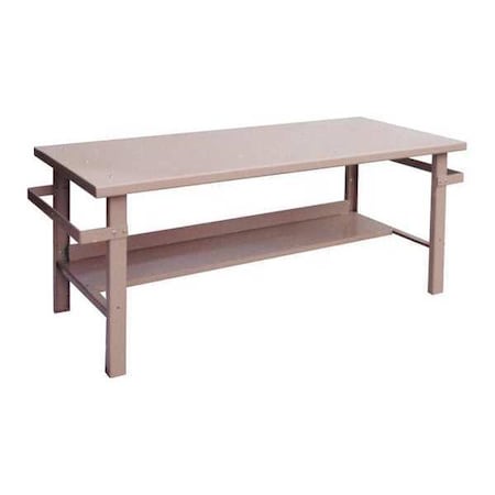 Greene Manufacturing Workbench, 30"Dx72"W, Casters, Glue Bench EL-7230.GS