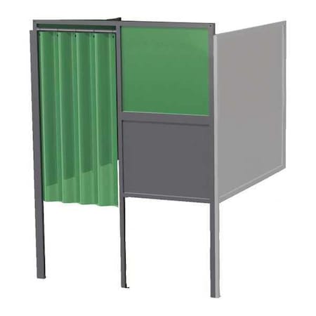 Greene Manufacturing Welding Booth, 4ft.x4ft., Wall Mounted GB-74.A.STL