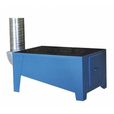 Greene Manufacturing Flame Cutting Table, Bottom Enclosure , 58-1/2" W 34" H,  GFM-900.VH