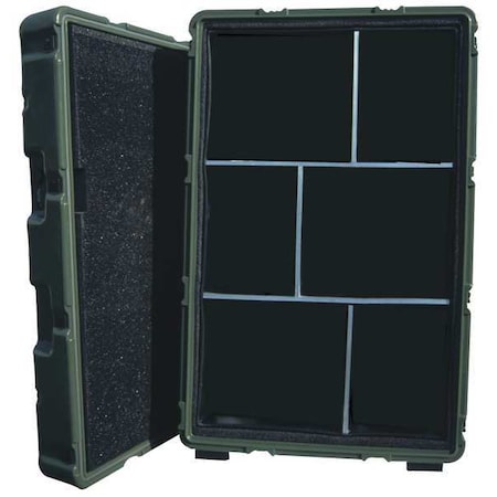 Pelican Olive Drab Green Protective Case, 42.87"L x 27.31"W x 20.19"D 472BKSH100137