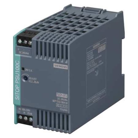 Siemens DC Power Supply, 110/300V DC; 85/264V AC, 24V DC, 96 W, 4 A, DIN Rail 6EP1332-5BA10