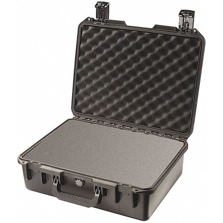 Pelican Black Protective Case, 19.2"L x 15.2"W x 7.3"D IM2400-X0001