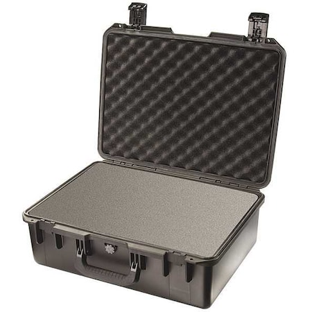 Pelican Black Protective Case, 21.2"L x 16"W x 8"D IM2600-X0001