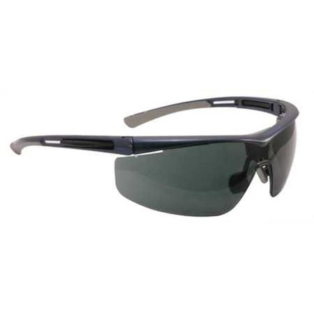 North North Adaptec, Safety Glasses, Anti-Fog, Anti-Static & Anti-Scratch, Gray Lens, Blue Frame T5900WBLS