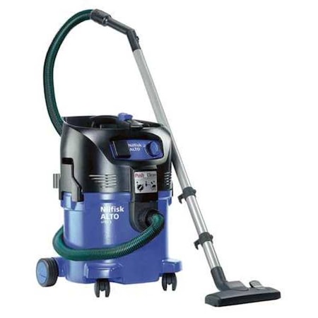 Nilfisk Contractor, Shop Vacuum, 8 gal, Standard, 135 cfm, 1 1/2 hp 302004230