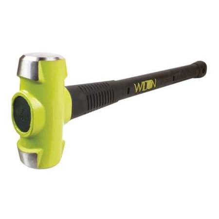 Wilton Sledge Hammer, 10 lb., 26 In, Rubber/Steel 21024