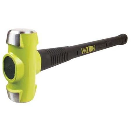 Wilton Sledge Hammer, 12 lb., 38 In, Rubber/Steel 21236