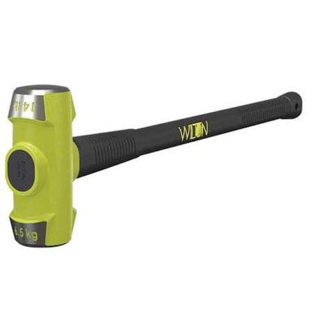 Wilton Sledge Hammer, 14 lb., 32 In, Rubber/Steel 21430