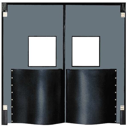 Chase Swinging Door, 8 x 5 ft, Metallic Gray, PR 6096XDMGR