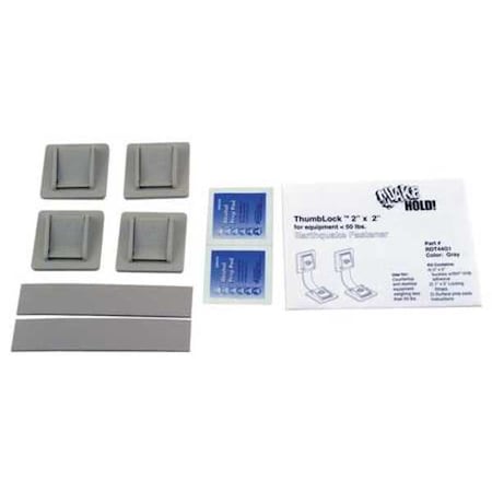 Quakehold! Equipment Fastener, 50 Lbs, Gray RD.T4.4G.1