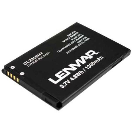 Lenmar 3.7V/1300mAh Li-ion Cellular Phone Battery for HTC