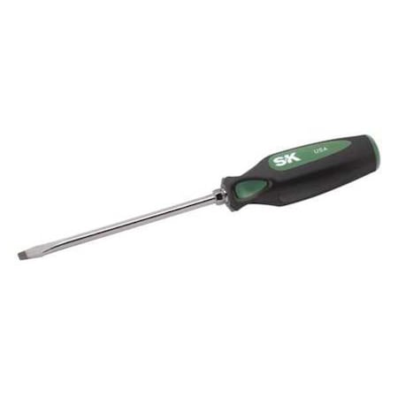 Sk Professional Tools Screwdriver 1/4 in Round with Hex Bolster 79102