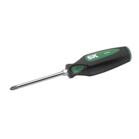 SK Tools P2 Phillips Cushion Grip Screwdriver, 4-Inch (79113)