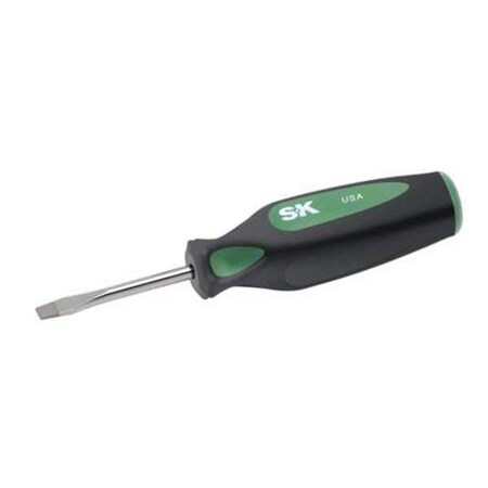 Sk Professional Tools Screwdriver 3/16 in Round with Hex Bolster 79204