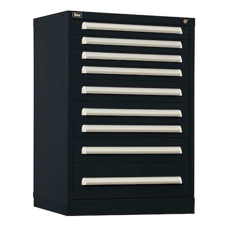 Vidmar Modular Drawer Cabinet, 44 In. H, 30 In. W RP2107ALBK