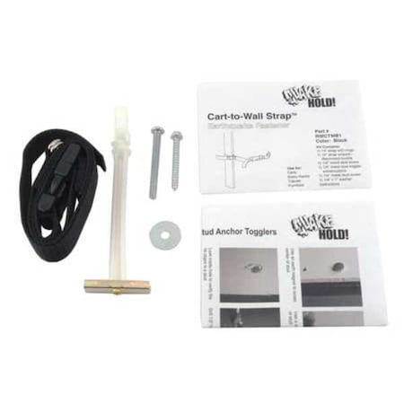 Quakehold! Cart-to-Wall Strap, Black RW.CTW.B.1
