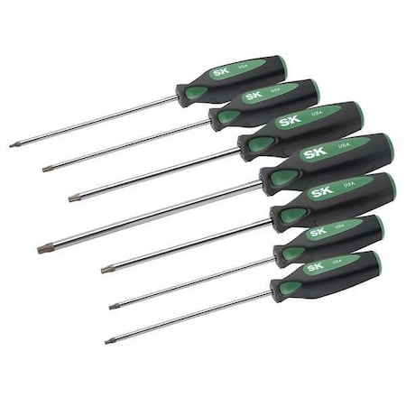 Sk Professional Tools Screwdriver Set, Torx(R), 7 Pc 86333