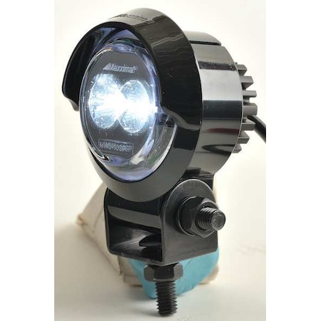 Maxxima Work Light, Round, LED, 12VDC, 2 In Dia MWL-10SP-SM