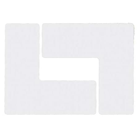 Brady Floor Marking Tape, Polyester, Solid, White, 3 in W., 8 mil Thickness, 20 PK 104447