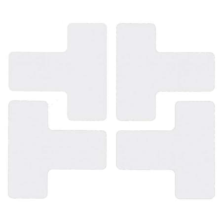 Brady Floor Marking Tape, Polyester, Solid, White, 2 in W., 8 mil Thickness, 20 PK 104441