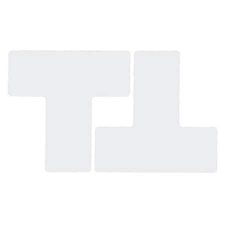 Brady Floor Marking Tape, Polyester, No Legend, White, 3 in W., 8 mil Thickness, 20 PK 104453