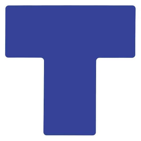 Brady Floor Marking Tape, Polyester, No Legend, Blue, 4 in W., 8 mil Thickness, 20 PK 104462