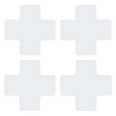 Brady Floor Marking Tape, Polyester, No Legend, White, 2 in W., 8 mil Thickness, 20 PK 104471