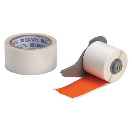 Brady Print On Dmnd Floor Marking Tape, Org/Clr M71-2000-483-OR-KT