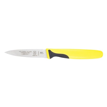 MERCER CUTLERY Paring Knife, 3 In., Yellow Handle M23930YL