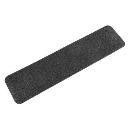 Zoro Select Anti-Slip Tread Silicone Carbide 46 Grit Size, Black, 6" W x 2 ft. L, 41 mil Thick GRAN5086
