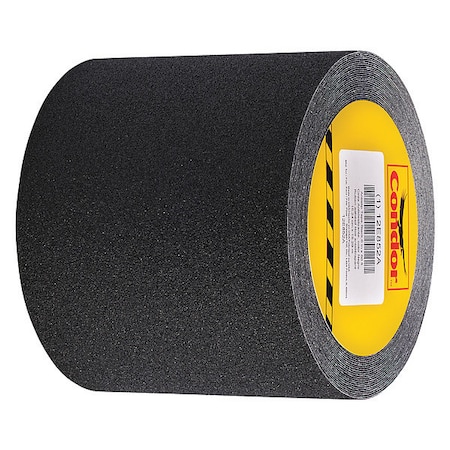 Condor Anti-Slip Tape Silicone Carbide 46 Grit Size, Black, 6" W x 30 ft. L, 41 mil Thick GRAN5087